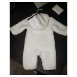 adidas Baby Girls Long Sleeve Embroidered Jumpsuit