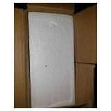 QEEIG Grey Shelf for Bathroom Floating Shelves Bedroom Kitchen Living Room Wall Mounted Shelving Rustic Shelfs Gray Set of 2, 15.7" L x 5.8" D (009-40GY)