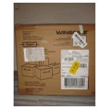 Winsome Capri Set Of 6 Foldable Black Fabric Baskets, 4 small