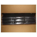 Winsome Capri Set Of 6 Foldable Black Fabric Baskets, 4 small