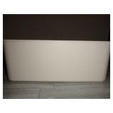 Yuema Pull Wet Wipes Dispenser Box with Moisture Seal Secure Lid, Baby Wipes Storage Box Keeps Wipes Fresh, Dustproof Tissue Box Case, Napkin Container, Nappy Wipes Holder (1 pc, White)