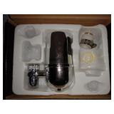 O-CONN Faucet Water Filter, Food Grade ABS Material Water Filter System, Mainly Reduces Sediment & Turbidity, Partially Reduces Chlorine, Fit for Well Water(1 Ceramic Filter Included)