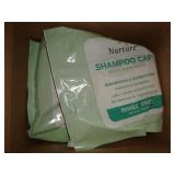 Nurture Valley No Water Rinse Free Shampoo Cap (6-Pack) | Microwaveable Shower Cap That Shampoos & Conditions - Disposable PH Balanced & Hypoallergenic