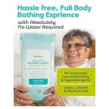 Nurture Valley Ultra Thick Rinse Free No Shower Bathing Wipes (12 pack) | 120 Extra Large Adult Sponge Bath Wash Cloth Wipes - Latex, Lanolin and Alcohol Free - 12 Packs of 10 Cleansing Body Bath Wipe