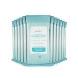 Nurture Valley Ultra Thick Rinse Free No Shower Bathing Wipes (12 pack) | 120 Extra Large Adult Sponge Bath Wash Cloth Wipes - Latex, Lanolin and Alcohol Free - 12 Packs of 10 Cleansing Body Bath Wipe