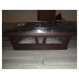 Classy Caps Aluminum Oxford Solar 1 Light LED Fence Post Cap