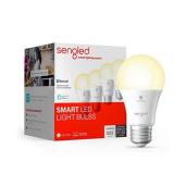 Sengled Smart Light Bulb, Bluetooth Mesh Smart Bulb That Works with Alexa Only, Dimmable LED, 800LM, Soft White 2700K, 8.7W (60W Equivalent), 4 Pack