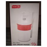 Dash My Pint Electric Ice Cream Maker Machine for Gelato, Sorbet + Frozen Yogurt with Mixing Spoon & Recipe Book (Organic, Sugar Free, Flavored Healthy Snacks + Dessert for Kids & Adults) 0.4qt-White