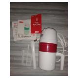 Dash My Pint Electric Ice Cream Maker Machine for Gelato, Sorbet + Frozen Yogurt with Mixing Spoon & Recipe Book (Organic, Sugar Free, Flavored Healthy Snacks + Dessert for Kids & Adults) 0.4qt-White