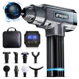 Neprock Massage Gun Deep Tissue Massager, 20 Speeds Percussion Muscle Massage Gun for Athletes with Carrying Case & 8 Heads, Help Relieve Sore Muscle and Stiffnessâ¦