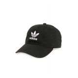 Adidas Originals Relaxed Baseball Cap in Black/White at Nordstrom