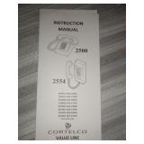 Cortelco Value Line 2500 Analog Desk Phone with Volume Control, Works on PBX, Handset and Line Cord, 2 Ports, Beige/Ash