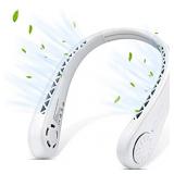 Leafless USB Hanging Neck Fans Portable Rechargable battery personal Fan portable around the neck fan