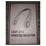 Leafless USB Hanging Neck Fans Portable Rechargable battery personal Fan portable around the neck fan