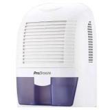 Pro Breeze Electric Mini Dehumidifier, 2200 Cubic Feet (250 sq ft), Compact and Portable for High Humidity in Home, Kitchen, Bedroom, Basement, Caravan, Office, Garage