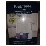 Pro Breeze Electric Mini Dehumidifier, 2200 Cubic Feet (250 sq ft), Compact and Portable for High Humidity in Home, Kitchen, Bedroom, Basement, Caravan, Office, Garage