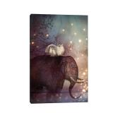 Riding Through the Night" by Catrin Welz-Stein Canvas Print, 12"x8" -Retail $35.49