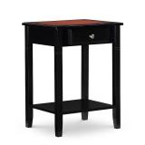 Linon Camden Collection Black Cherry Accent Table Retail: $76.99