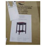 Linon Camden Collection Black Cherry Accent Table Retail: $76.99