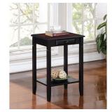 Linon Camden Collection Black Cherry Accent Table Retail: $76.99
