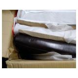 T-stitch Brown Leather Dining Chairs (Set of 2) by Christopher Knight Home Retail:$172.99