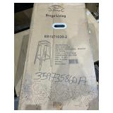 Carbon Loft - Borelli Elm Wood/ Brushed Grey Metal 30-inch Bar Stools (Set of 2) Retail:$167.77