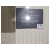 Echelon Home - Egyptian Cotton 800 Thread Count Deep Pocket Stripe Bed Sheet Set - Full - Retail:$89.49