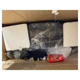 HomePop -  Tristan Swivel Counter Stool - 24 inches - Retail:$75.98