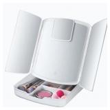 My Foldaway Mirror the Lighted, Double Sided Vanity Mirror 10x Magnification Retail: $29.99