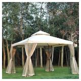 BOX 2 of 2 CANOPY MATERIAL** goes with Outsunny 10x10 Steel Outdoor Garden - Retail: $232.49