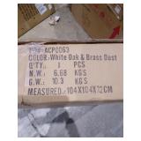 Adreanna 12-Light 40 Inch Modern Farmhouse Wagon Wheel Chandelier - French Ash -Retail: $339.00