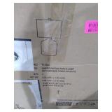 Jolina Oversized Umber Rattan Table Lamp with Bronze Finish Accents Retail: $116.99