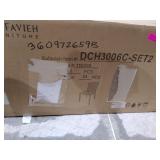 Safavieh - Rayne Woven Leather Dining Chairs  (Set of 2) -Retail $322.99