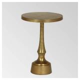 Fenkell Modern Handcrafted Aluminum Accent Table by Christopher Knight Home- Retail:$115.49