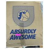 Big Joe Lux Milano Shag Fur Chair - Ivory -Retail $83.29