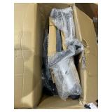 ErgoMax Fully Meshed Ergonomic Height Adjustable Brown Office Chair w/Armrests & Headrest, 52 Inch Max Height Retail: $197.99