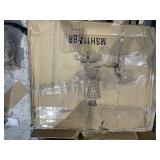 ErgoMax Fully Meshed Ergonomic Height Adjustable Brown Office Chair w/Armrests & Headrest, 52 Inch Max Height Retail: $197.99