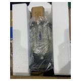 LuxenHome Black Metal Vintage Table Top Clock Retail: $48.99