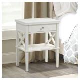 Copper Grove Castle Creek Wooden Nightstand with Lower Shelf - White Retail: $262.99