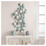 Porch & Den Starfish, Seashell, and Sand Dollar Metal Wall Sculpture Retail: $124.99