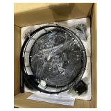 Industrial 36-inch Black 3-Blade Ceiling Fan with Light Kit - 36-in Retail:$172.99