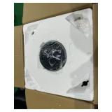 Industrial 36-inch Black 3-Blade Ceiling Fan with Light Kit - 36-in Retail:$172.99