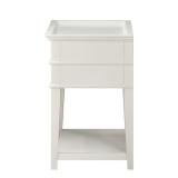 Collette White 2-Drawer Tray Top Nightstand by Greyson Living Retail:$269.99