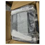 Parker Black Faux Leather Heated Vibrating Massage Recliner Retail: $539.99