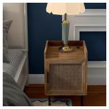 COZAYH Rustic Farmhouse Nightstand with 2 USB Ports Retail:$189.99