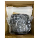 Dahlia Outdoor Modern Dining Chair (Set of 2) by Christopher Knight Home - 22.50" W x 21.50" D x 33.00" H - Black -Retail $183.59