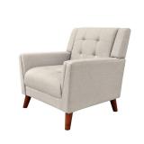 Candace Mid Century Modern Fabric Arm Chair by Christopher Knight Home Retail:$233.49