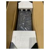 30" LED Recessed Adjustable Recessed Electric Fireplace with 3 Top Light Colors, Remote Control & Touchscreen-1500/750W Black -Retail $401.99