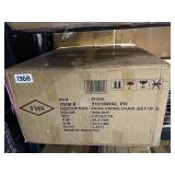 Lifestorey Pavia Dining Chair (Set of 2) Walnut Retail:$272.99