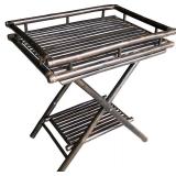Statra Bamboo Outdoor Butler Table With Removable Serving Tray - Espresso Retail: $174.99